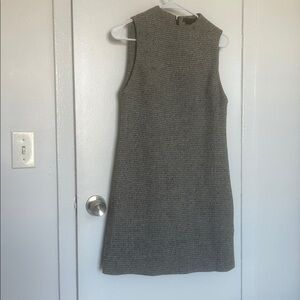 Alice Olivia Black/White/Grey Tweed Shift Dress